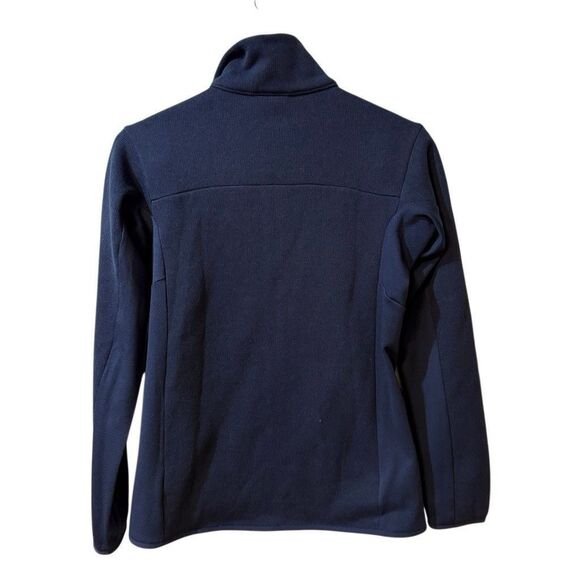 Patagonia Jacket Womens Medium Navy Better Sweater Full Zip Fleece Hooded - Picture 2 of 7